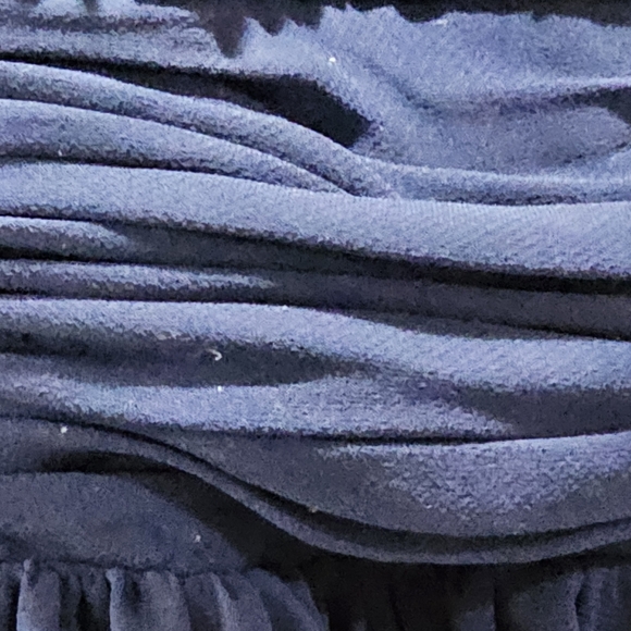 Mac Duggal HIGH NECK CHIFFON GOWNIn Blue Size 10 NWT MSRP $398 - Picture 5 of 9